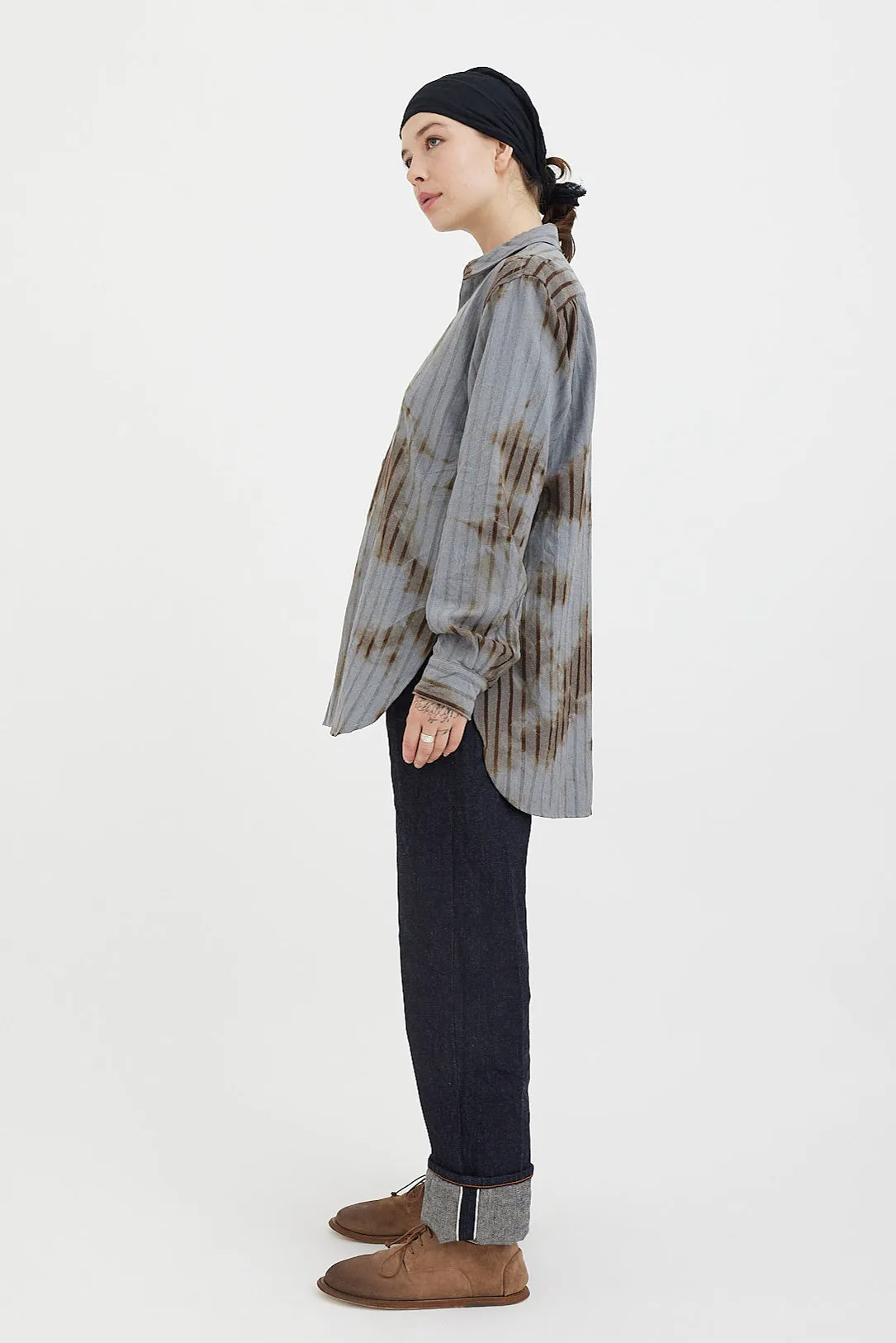 Suzusan - Shibori Dobby Stripe Shirt