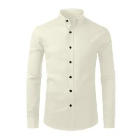 Sweet Corn Casual Dress Shirt