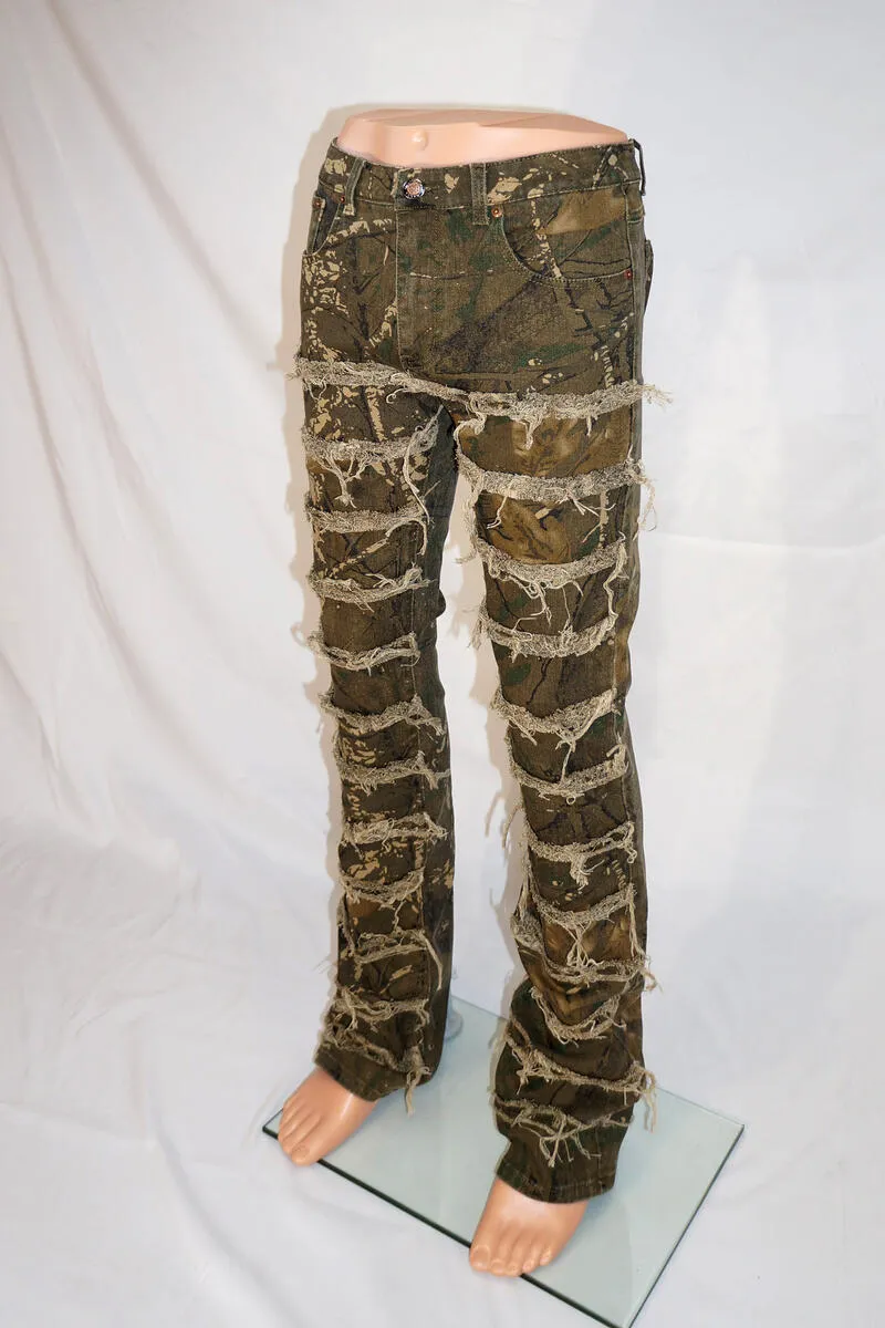 Taker Stretch Hunter Camo Stacked Pant (Olive)