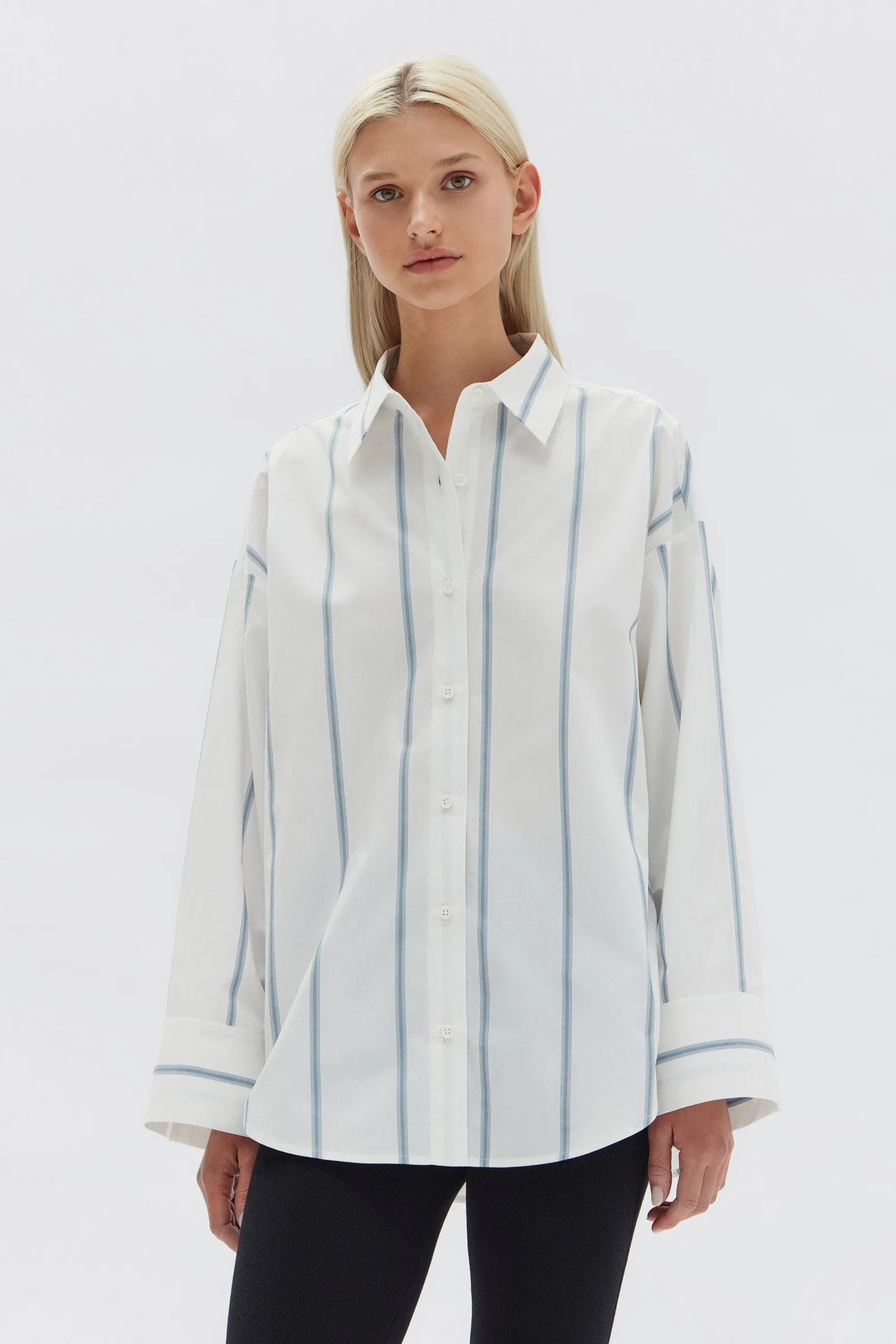 Tala Poplin Stripe Shirt