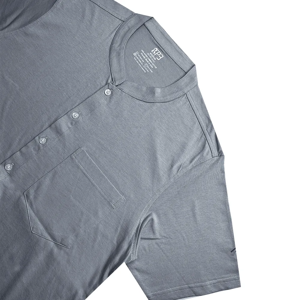 The Bordega Mandarin (Full Open Mandarin Half Sleeve Tee)