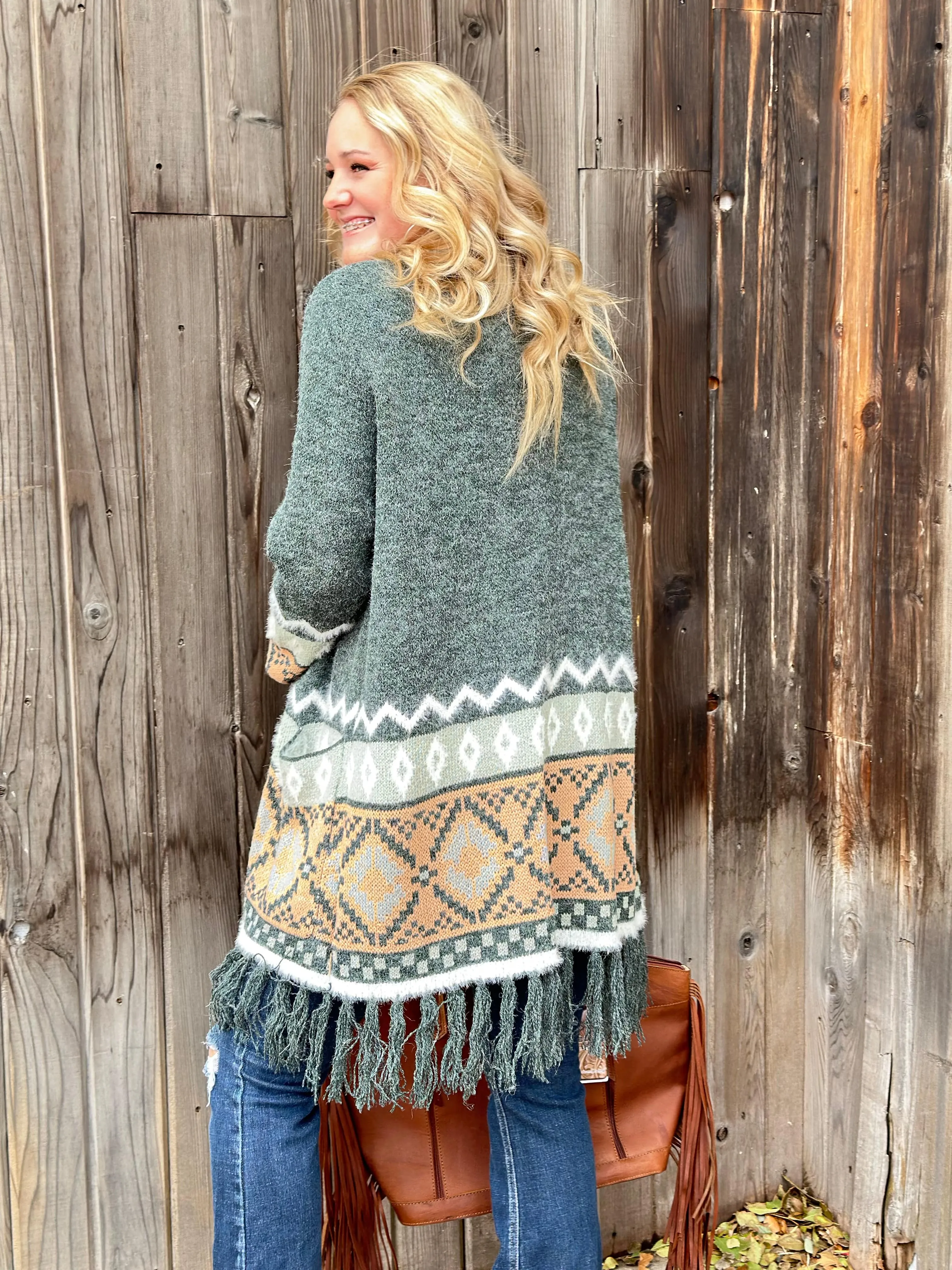 The Bozeman Winter Tribal Cardigan