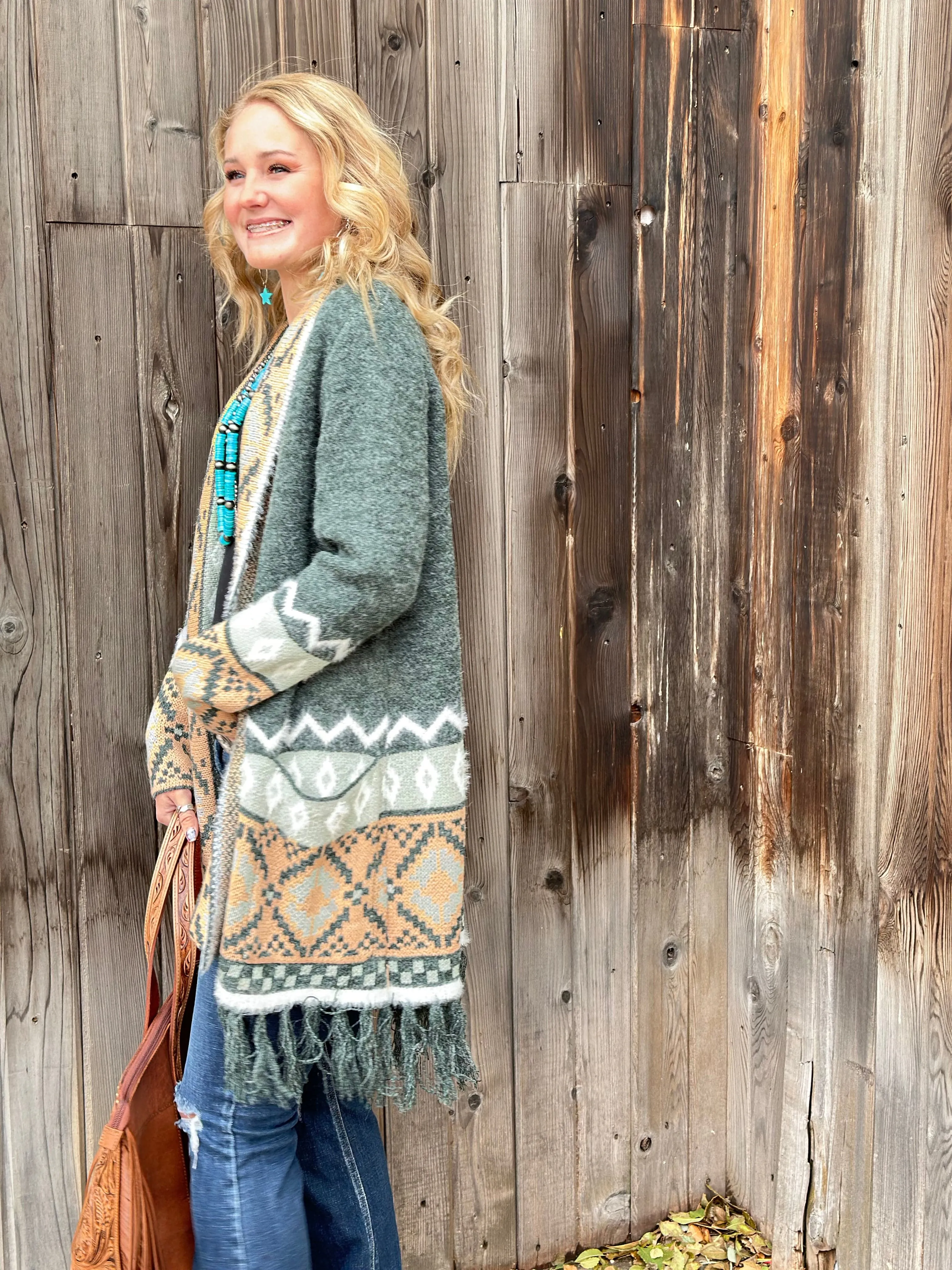 The Bozeman Winter Tribal Cardigan