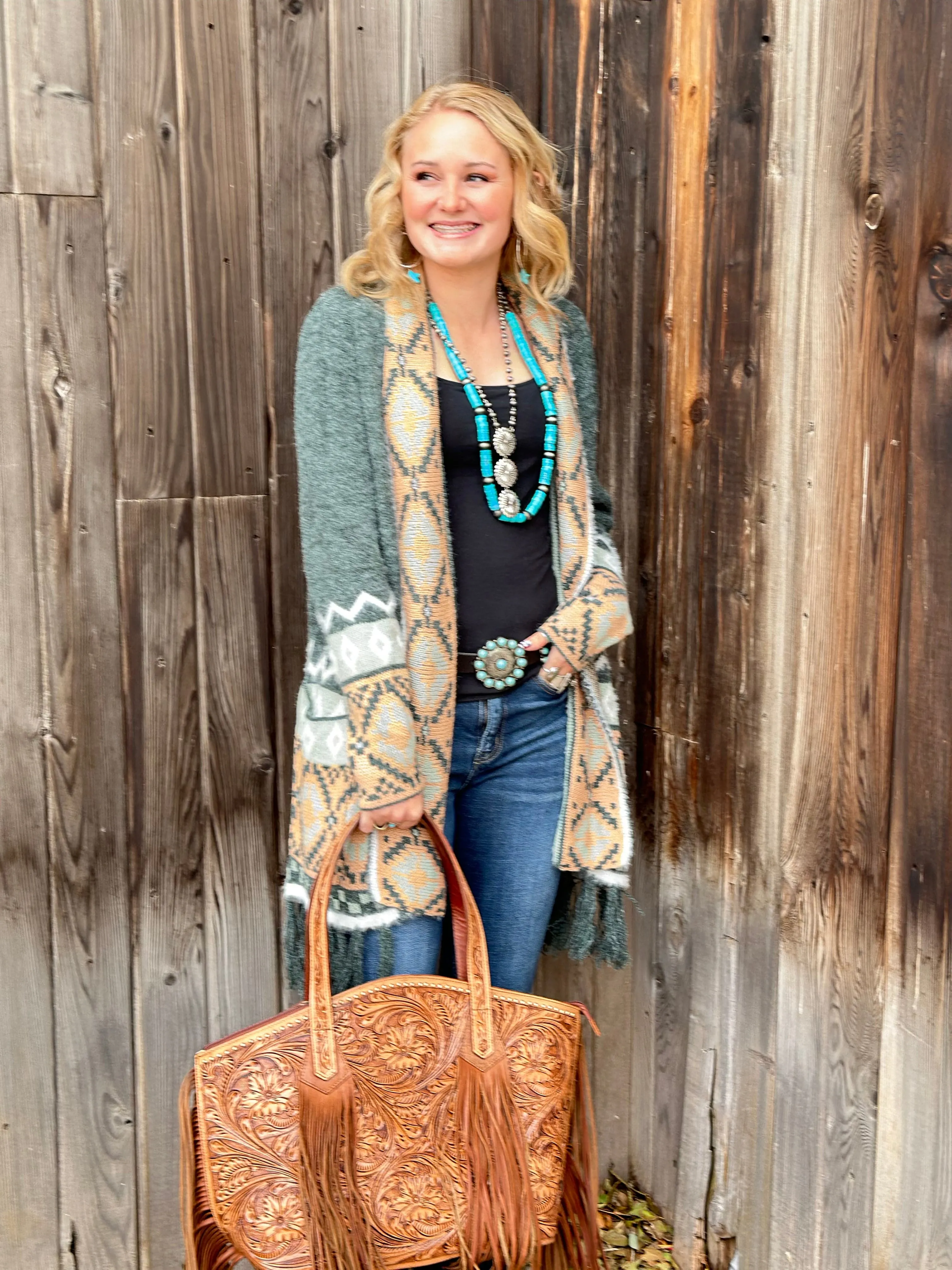 The Bozeman Winter Tribal Cardigan