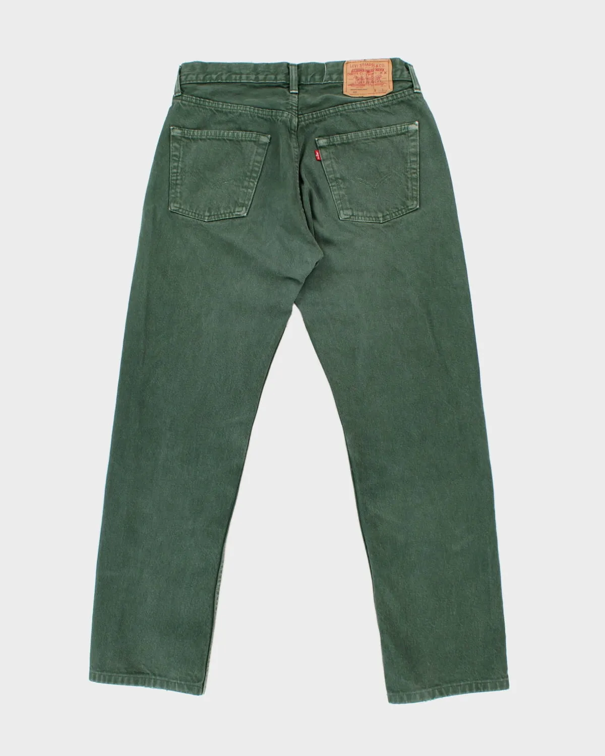 Vintage 90s Levi's 501 Green Jeans - W34 L34