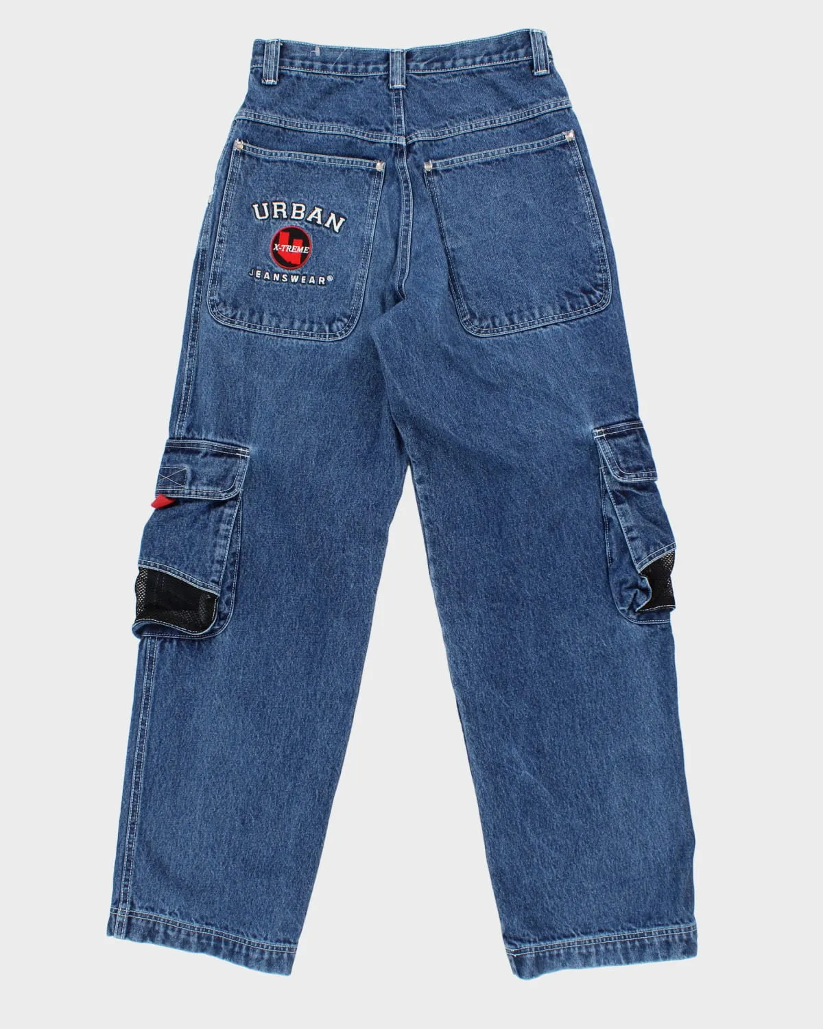 Vintage 90s/00s Urban Jeanswear Embroidered Cargo Jeans - W30 L31